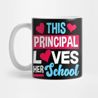 This Principal Loves Her School Teacher Principal Mug